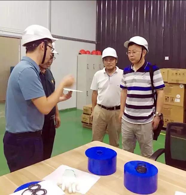 中石油西南油氣田分公司、中石油川慶鉆探公司、長江大學(xué)領(lǐng)導(dǎo)和專家來我司考察調(diào)研